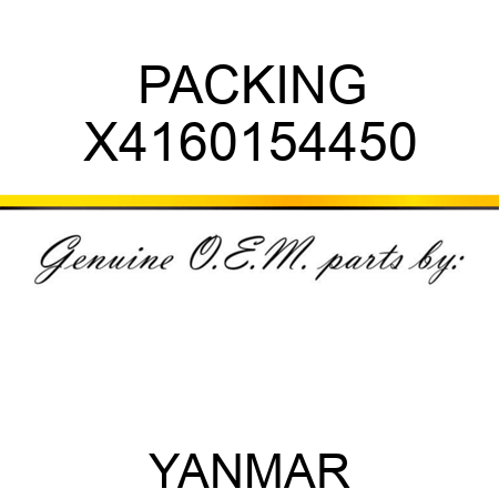 PACKING X4160154450