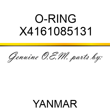 O-RING X4161085131