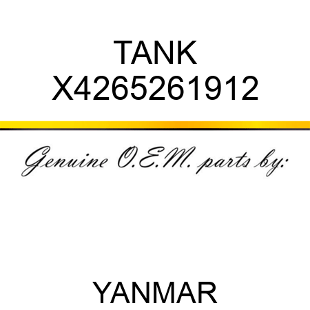 TANK X4265261912