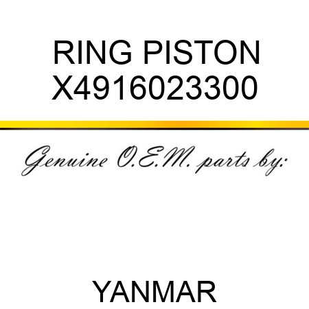 RING, PISTON X4916023300