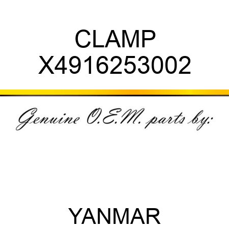 CLAMP X4916253002