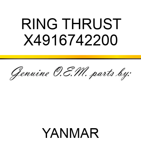 RING, THRUST X4916742200