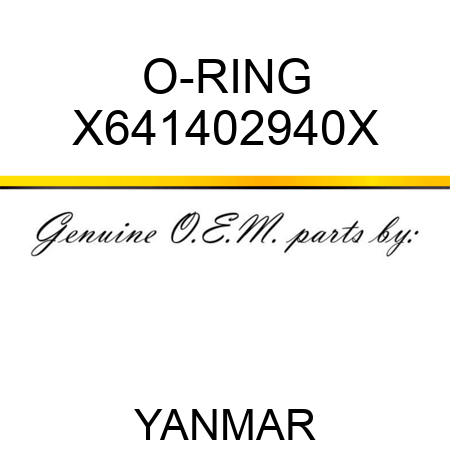 O-RING X641402940X