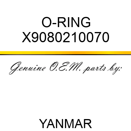 O-RING X9080210070
