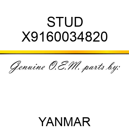 STUD X9160034820