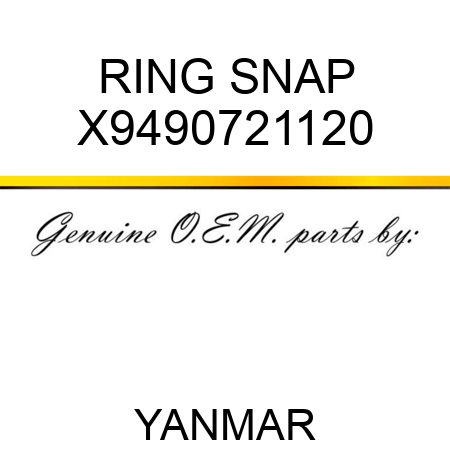 RING, SNAP X9490721120