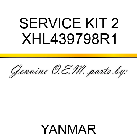 SERVICE KIT, 2 XHL439798R1