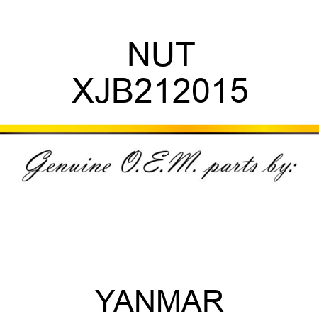 NUT XJB212015