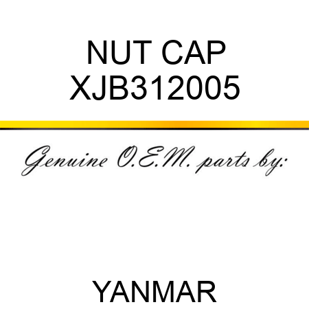 NUT, CAP XJB312005