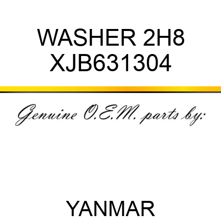 WASHER, 2H8 XJB631304