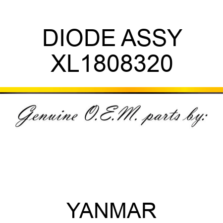 DIODE ASSY XL1808320