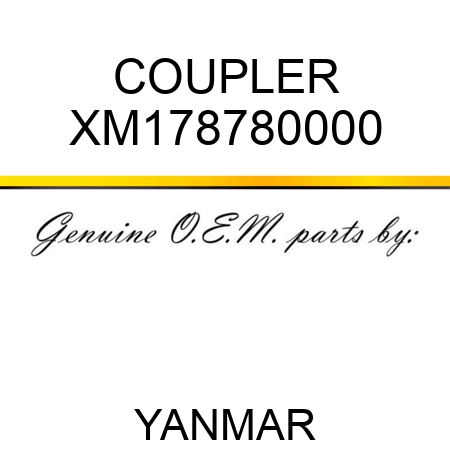 COUPLER XM178780000