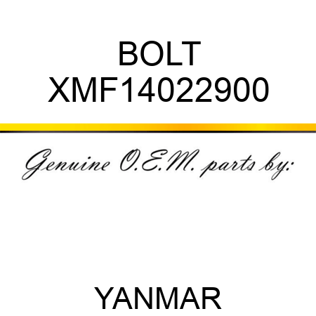 BOLT XMF14022900