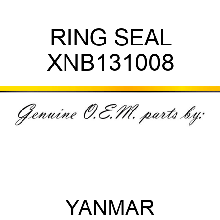 RING, SEAL XNB131008