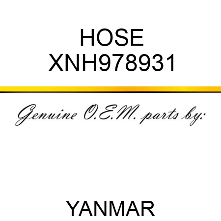 HOSE XNH978931