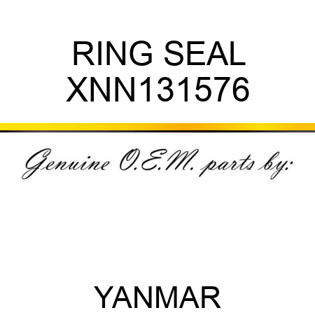 RING, SEAL XNN131576