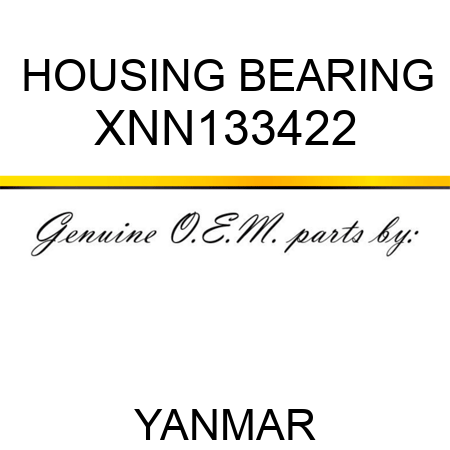 HOUSING, BEARING XNN133422