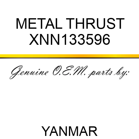 METAL, THRUST XNN133596