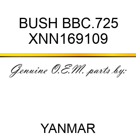 BUSH, BBC.725 XNN169109