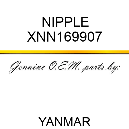 NIPPLE XNN169907