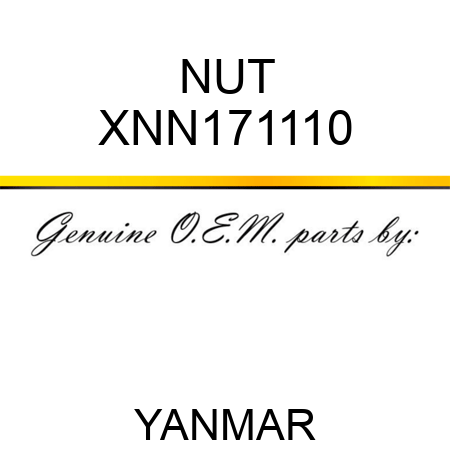 NUT XNN171110