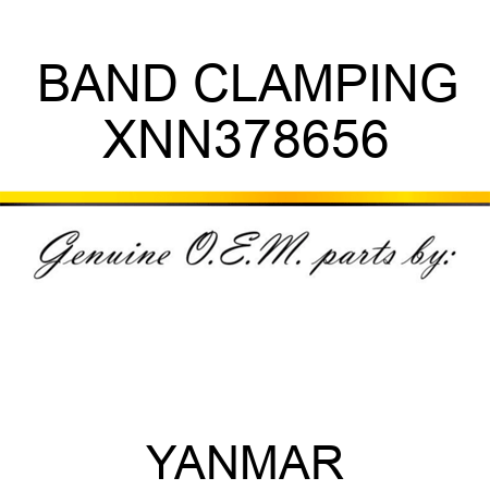 BAND, CLAMPING XNN378656