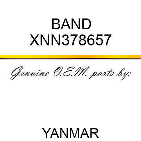 BAND XNN378657