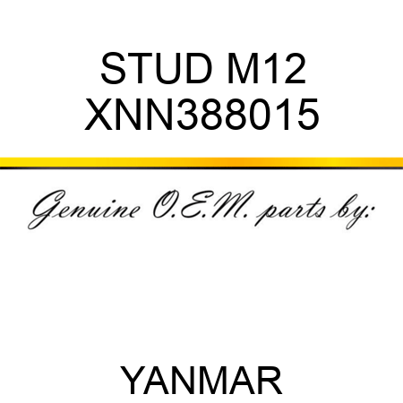 STUD, M12 XNN388015