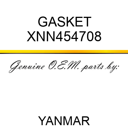 GASKET XNN454708