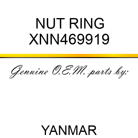 NUT, RING XNN469919
