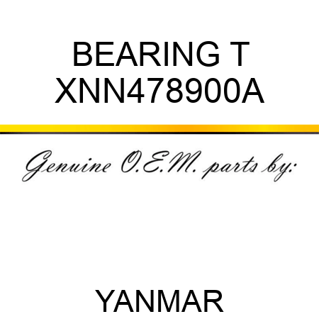 BEARING, T XNN478900A