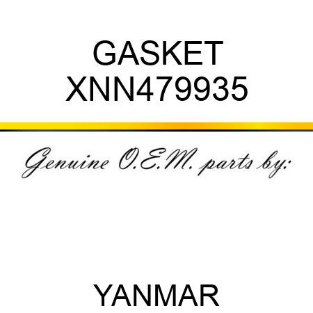 GASKET XNN479935