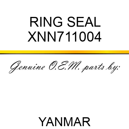 RING, SEAL XNN711004