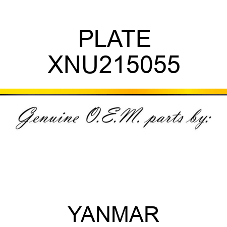PLATE XNU215055