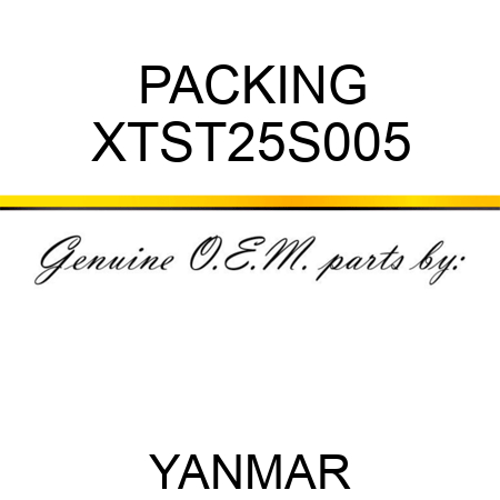 PACKING XTST25S005