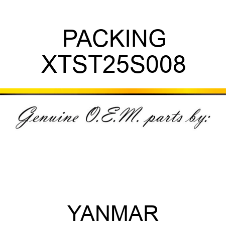 PACKING XTST25S008