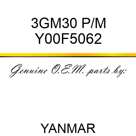 3GM30 P/M Y00F5062