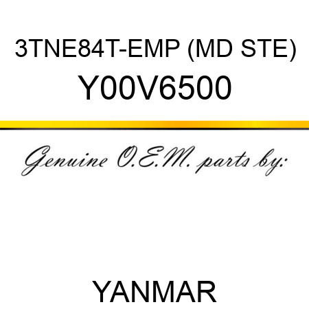 3TNE84T-EMP (MD STE) Y00V6500