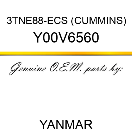 3TNE88-ECS (CUMMINS) Y00V6560