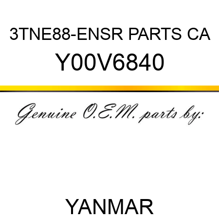 3TNE88-ENSR PARTS CA Y00V6840