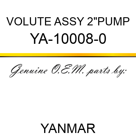 VOLUTE ASSY 2