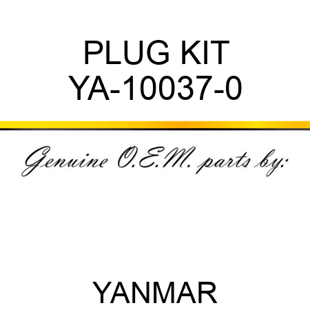 PLUG KIT YA-10037-0