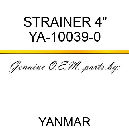 STRAINER 4