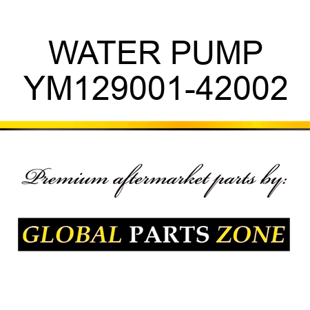 WATER PUMP YM129001-42002