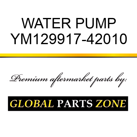 WATER PUMP YM129917-42010