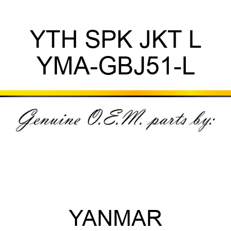 YTH SPK JKT L YMA-GBJ51-L