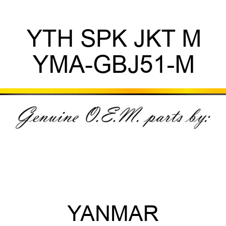 YTH SPK JKT M YMA-GBJ51-M