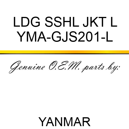 LDG SSHL JKT L YMA-GJS201-L