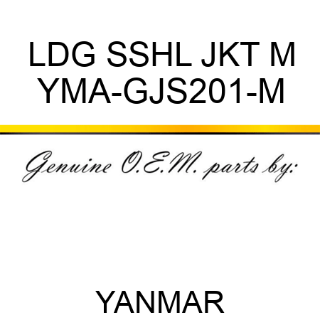 LDG SSHL JKT M YMA-GJS201-M