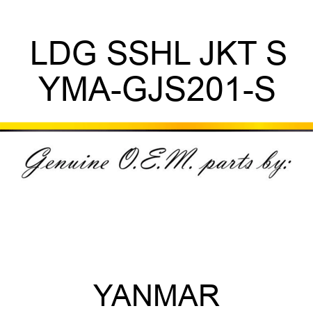 LDG SSHL JKT S YMA-GJS201-S